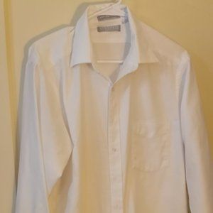 Vintage Andhurst 100% white cotton dress shirt for men size 16.5 (32/33)